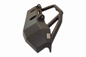 Jeep Wrangler Unlimited JLU Front Bumper - Fishbone Offroad - Mid-Width Winch - Black - `18-`27